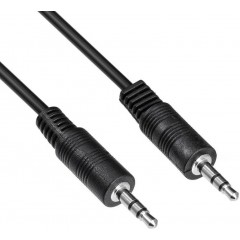 Кабель Jack3.5 (M) - Jack3.5 (M) Buro BAAC002-2, 2м, черный