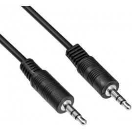 Кабель Jack3.5 (M) - Jack3.5 (M) Buro BAAC002-2, 2м, черный