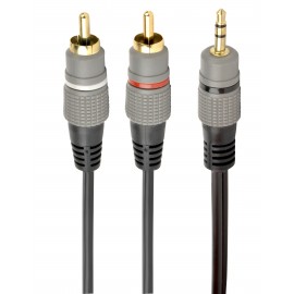 Кабель Jack3.5 (M) - 2xRCA (M) Gembird/Cablexpert CCA-352-2.5M, 2.5м