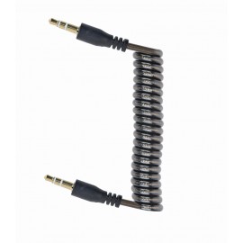 Кабель Jack3.5 (M) - Jack3.5 (M) Gembird/Cablexpert CCA-405-6, 1.8м, спиральный, черный