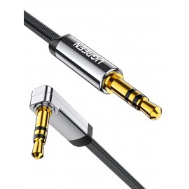 Кабель Jack3.5 (M) - Jack3.5 (M), Ugreen AV119 10598, 1.5м, черный