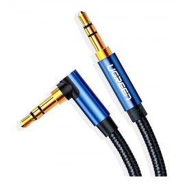 Кабель Jack3.5 (M) - Jack3.5 (M), Ugreen AV112 60180, 1.5м, Blue Black