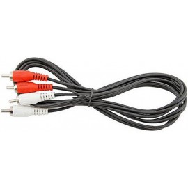 Кабель 2xRCA (M) - 2xRCA (M) Vcom VAV7158-1.5M, 1.5м