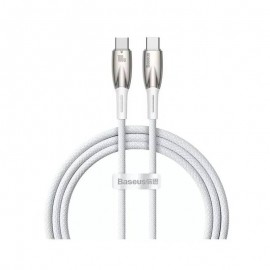 Кабель USB2.0 Type-C (M) - USB2.0 Type-C (M), 1м, Baseus CADH000702, белый