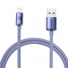 Кабель Lightning (M) - USB2.0 (M), 1.2м, Baseus CAJY000005, Purple
