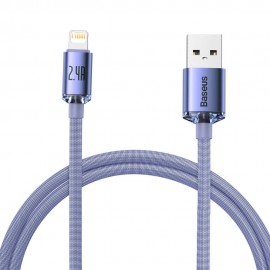 Кабель Lightning (M) - USB2.0 (M), 1.2м, Baseus CAJY000005, Purple