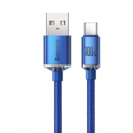 Кабель USB2.0 (M) - USB2.0 Type-C (M), 2м, Baseus CAJY000503, Blue