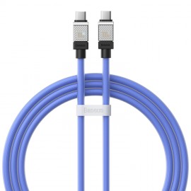 Кабель USB2.0 Type-C (M) - USB2.0 Type-C (M), 1м, Baseus CAKW000203, синий