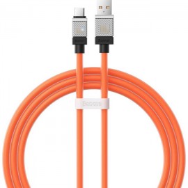 Кабель USB2.0 (M) - USB2.0 Type-C (M), 1м, Baseus CAKW000607, оранжевый