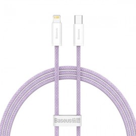Кабель Lightning (M) - USB2.0 Type-C (M), 1м, Baseus CALD000005, фиолетовый
