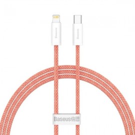 Кабель Lightning (M) - USB2.0 Type-C (M), 1м, Baseus CALD000007, оранжевый