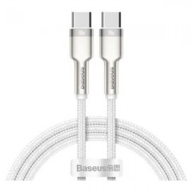 Кабель USB2.0 Type-C (M) - USB2.0 Type-C (M), 1м, Baseus CATJK-C02, белый