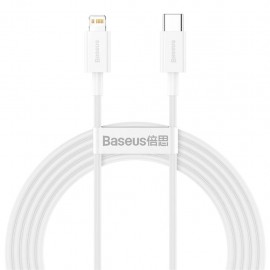 Кабель Lightning (M) - USB2.0 Type-C (M), 2м, Baseus CATLYS-C02, White