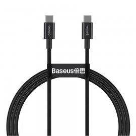 Кабель USB2.0 Type-C (M) - USB2.0 Type-C (M), 2м, Baseus CATYS-C01, Black