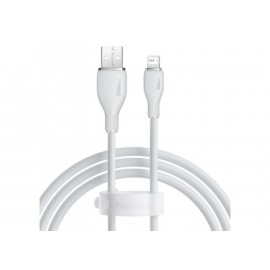 Кабель Lightning (M) - USB2.0 (M), 2м, Baseus Pudding Series P10355700221-01, белый