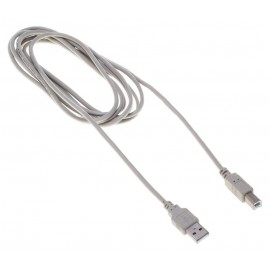 Кабель USB2.0 (AM) - USB2.0 (BM), 3м, Buro BHP RET USB_BM30, серый