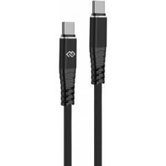 Кабель USB Type-C (M) - USB Type-C (M), 1м, Digma DG-USBС-C-1M-100W, черный