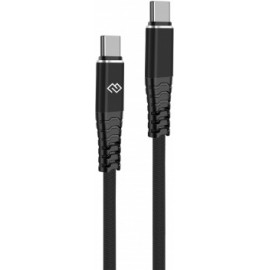 Кабель USB Type-C (M) - USB Type-C (M), 1м, Digma DG-USBС-C-1M-100W, черный