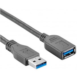 Кабель удлинитель USB3.0 (M) - USB3.0 (F), 0.5м, ExeGate EX-CC-USB3-AMAF-0.5 EX294749RUS, черный