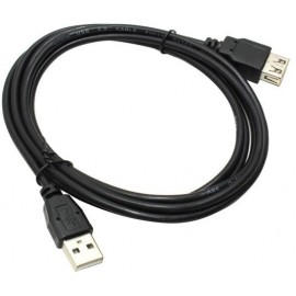 Кабель удлинитель USB2.0 (M) - USB2.0 (F), 5м, ExeGate EX-CC-USB2-AMAF-5.0 EX138945RUS, черный