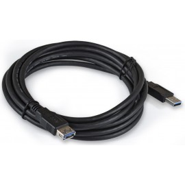 Кабель удлинитель USB3.0 (M) - USB3.0 (F), 1м, ExeGate EX-CC-USB3-AMAF-1.0 EX284931RUS, черный