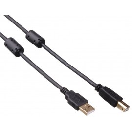 Кабель USB2.0 (AM) - USB2.0 (BM), 4.5м, ExeGate EX-CCF-USB2-AMBM-4.5 EX294748RUS, черный
