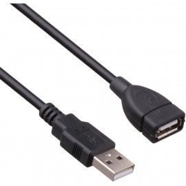 Кабель удлинитель USB2.0 (M) - USB2.0 (F), 5м, ExeGate EX-CCF-USB2-AMAF-5.0F EX294765RUS, черный