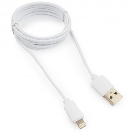 Кабель Lightning (M) - USB2.0 (M), 1.8м, Гарнизон GCC-USB2-AP2-6-W, белый
