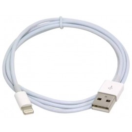 Кабель Lightning (M) - USB2.0 (M), 1м, Gembird/Cablexpert CC-USB-AP2MWP, белый