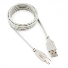 Кабель USB2.0 (AM) - USB2.0 (BM), 1.8м, Gembird/Cablexpert CC-USB2-AMBM-6-N, серый