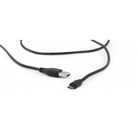 Кабель USB2.0 (M) - double-sided microUSB2.0 (M) Gembird/Cablexpert CC-USB2-AMmDM-6, черный