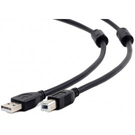 Кабель USB2.0 (AM) - USB2.0 (BM), 3м, Gembird/Cablexpert CCF2-USB2-AMBM-10, черный