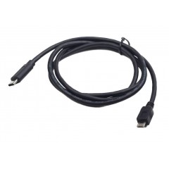 Кабель USB2.0 Type-C (M) - microUSB2.0 (M), 1м, Gembird/Cablexpert CCP-USB2-mBMCM-1M, черный