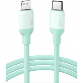 Кабель Lightning (M) - USB2.0 Type-C (M), 1м, Ugreen US387 20308, Green