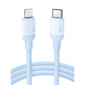 Кабель Lightning (M) - USB2.0 Type-C (M), 1м, Ugreen US387 20313, голубой