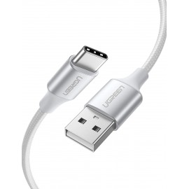 Кабель USB2.0 (M) - USB2.0 Type-C (M), 0.5м, Ugreen US288 60130, White