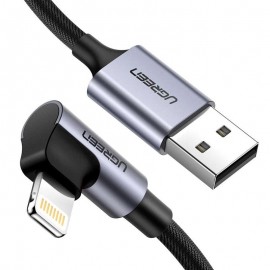 Кабель Lightning (M) - USB2.0 (M), 1м, Ugreen US299 60521, Black