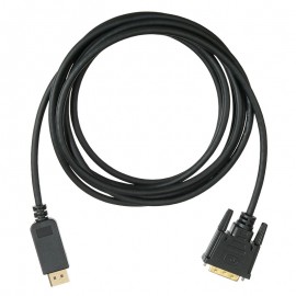 Кабель DP (20M) - DVI-D (25M), 3м, Buro BHP DPP_DVI-3, черный