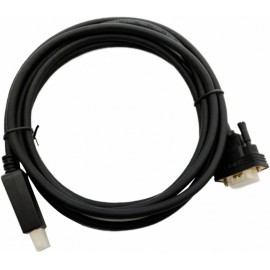Кабель DP (20M) - VGA (15M), 3м, Buro BHP DPP_VGA-3, черный