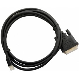 Кабель mDP (20M) - DVI-D (25M), 2м, Buro BHP MDPP-DVI-2, черный