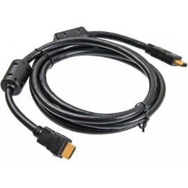 Кабель HDMI (19M) - HDMI (19M), 1.8м, Buro HDMI-19M/19M-1.8M-MG, черный