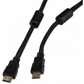 Кабель HDMI (19M) - HDMI (19M), 2м, Buro HDMI-V1.4-2MC, черный