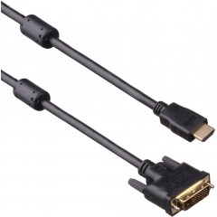 Кабель HDMI (19M) - DVI-D (25M), 1.8м, ExeGate EX-CC-HDMIM-DVIM-1.8 EX191101RUS