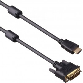Кабель HDMI (19M) - DVI-D (25M), 1.8м, ExeGate EX-CC-HDMIM-DVIM-1.8 EX191101RUS