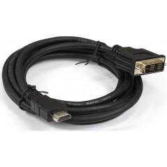 Кабель HDMI (19M) - DVI-D (19M), 1.8м, ExeGate EX-CC-HDMIM-DVIM-1.8 EX284893RUS
