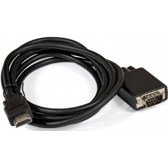 Кабель HDMI (19M) - D-SUB (15M), 1.8м, ExeGate EX-CC-HDMIM-VGAM-1.8 EX284928RUS