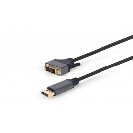 Кабель DP (20M) -DVI (25M), 1.8м, Gembird/Cablexpert CC-DPM-DVIM-4K-6, 4K/60Hz