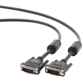 Кабель DVI-D (25M) - DVI-D (25M), 4.5м, Gembird/Cablexpert CC-DVI2-BK-15