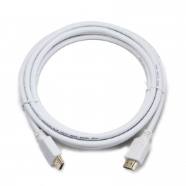 Кабель HDMI (19M) - HDMI (19M), 3м, Gembird/Cablexpert CC-HDMI4-W-10, v1.4, белый