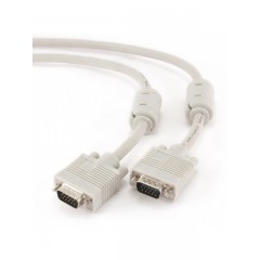 Кабель D-SUB (15M) - D-SUB (15M), 3м, Gembird/Cablexpert CC-PPVGA-10, фильтры